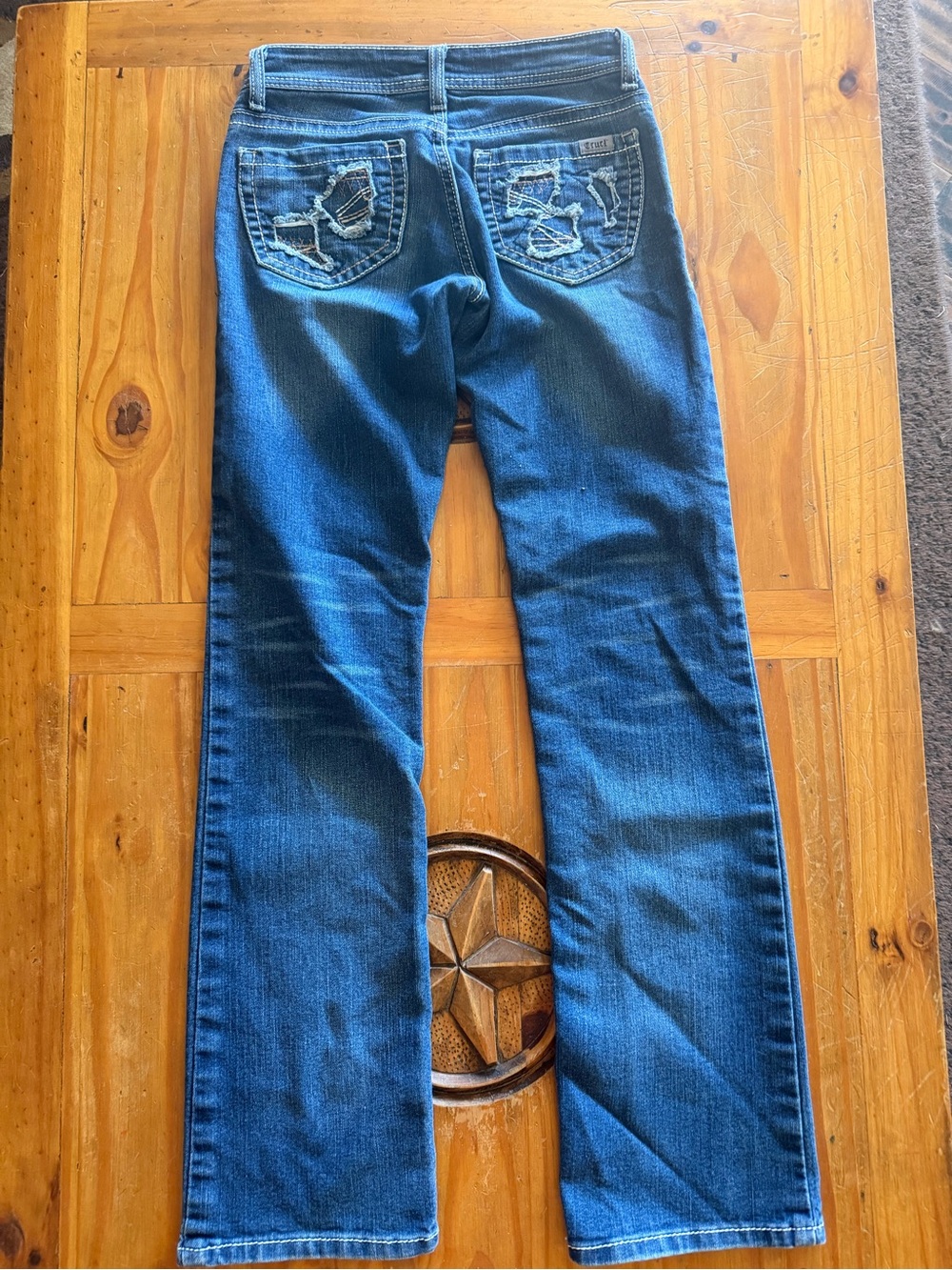 Women's Blue Boot Cut Jeans